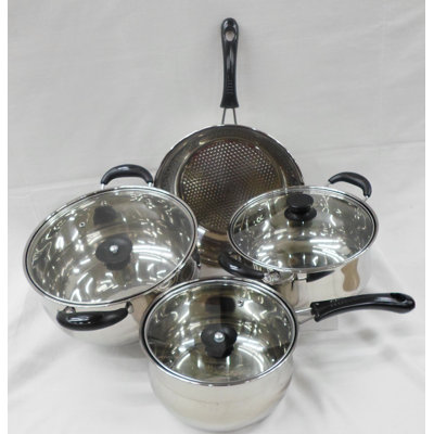 7 - Piece Stainless Steel Cookware Set