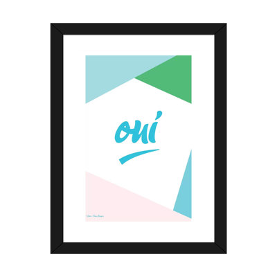 Oui I - reproduction d'art textuel