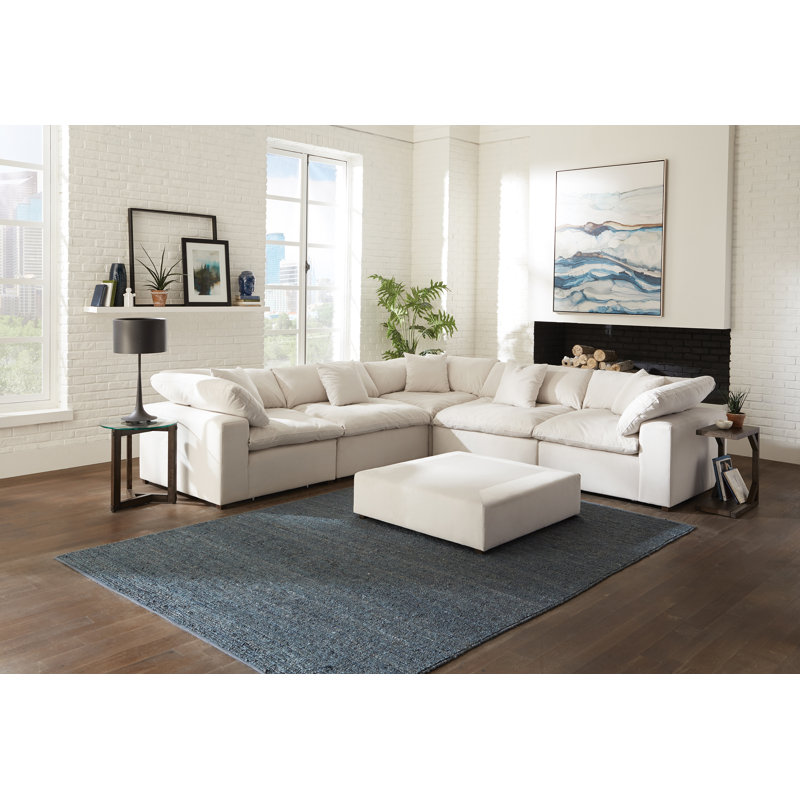  6 - Piece Upholstered Sectional