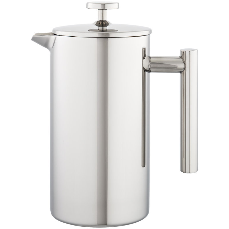 Stellar Coffee, 8 Cup Double Walled Cafetiere, 22cm H x 10cm W x 17cm L, 0.9 Litres