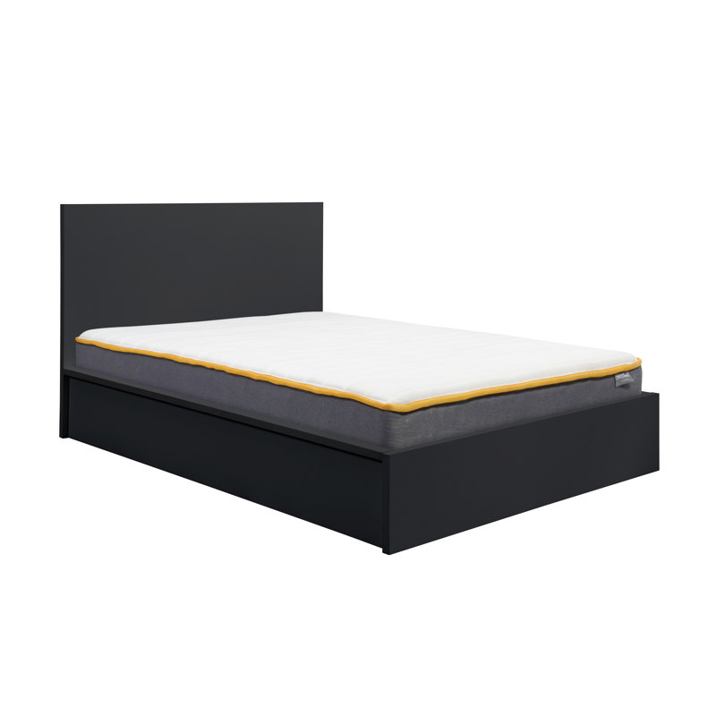 Marqita Double (4'6) Ottoman Bed, Double (4'6), Black