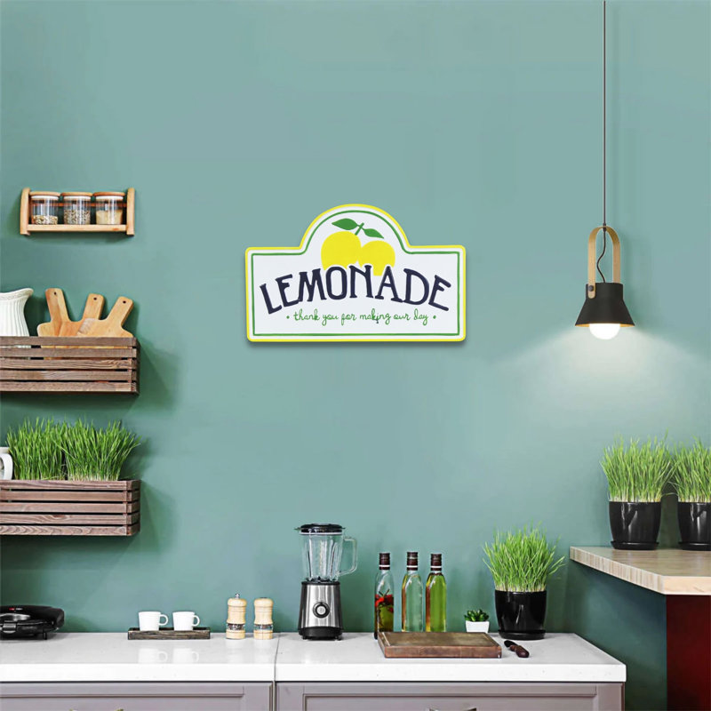 Panneau d'inspiration limonade, Vert