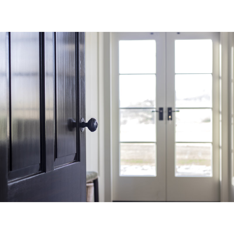 Prestbury Passage Door Knob, Black