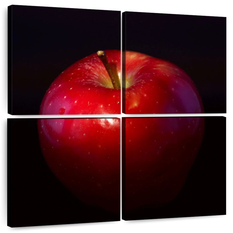 Pomme rouge brillante Yarlin, H 18 po x l 18 po