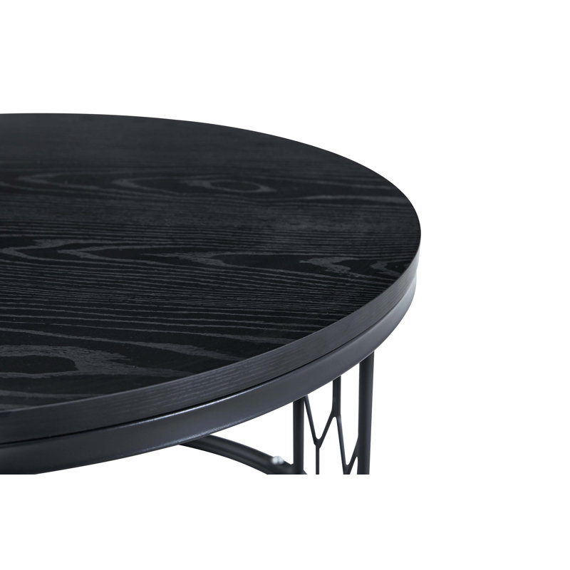 Table basse rustique industrielle avec structure robuste et assemblage facile