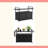 Outdoor Wicker Bar Cart, Patio Wine Serving Cart Wheels , Rolling Rattan Beverage Bar Counter Table Glass Top For Porch Backyard Garden Poolside Party-470326404