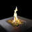 Fiber Reinforced Concrete Propane Gas Fire Pit Table-1192433205
