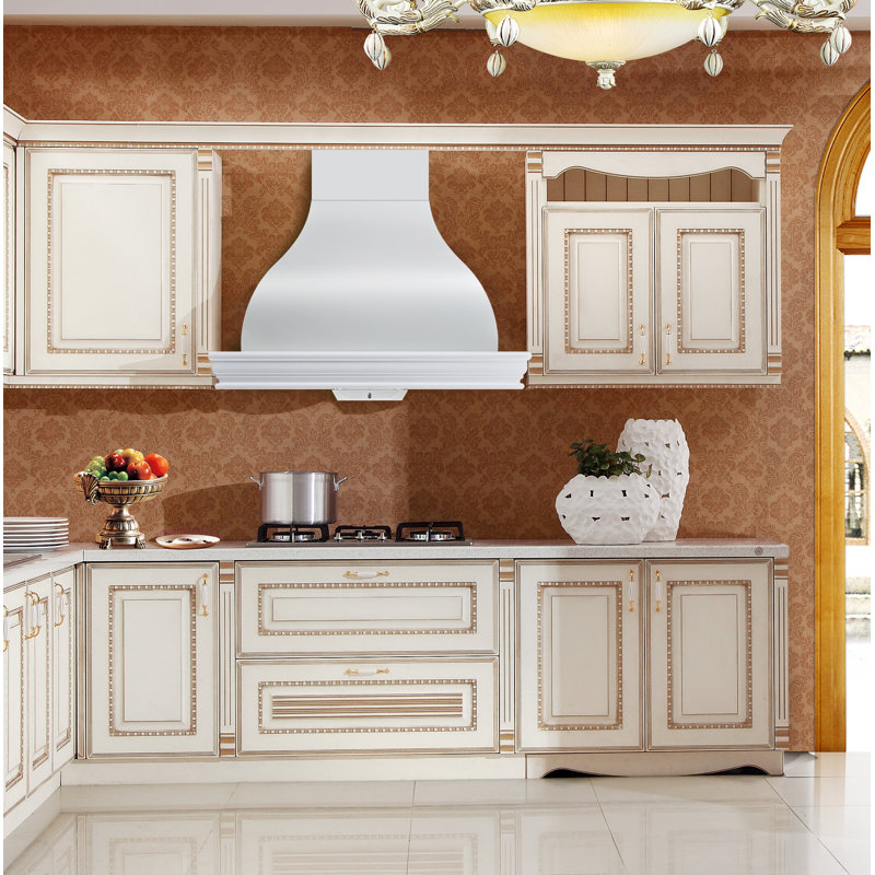 Hotte murale à conduit 36 pouces 900 CFM, Blanc/Crème