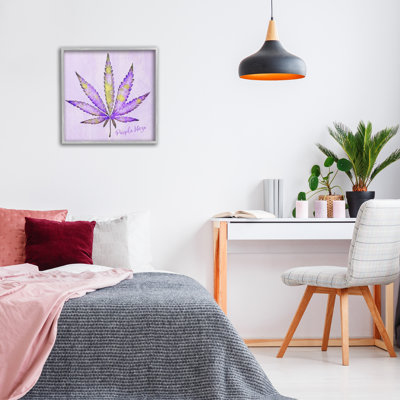 Purple Haze Plant Leaf Giclee Art by LIH