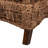 Benjiam Upholstered Seagrass and Mahogany wood Armchair