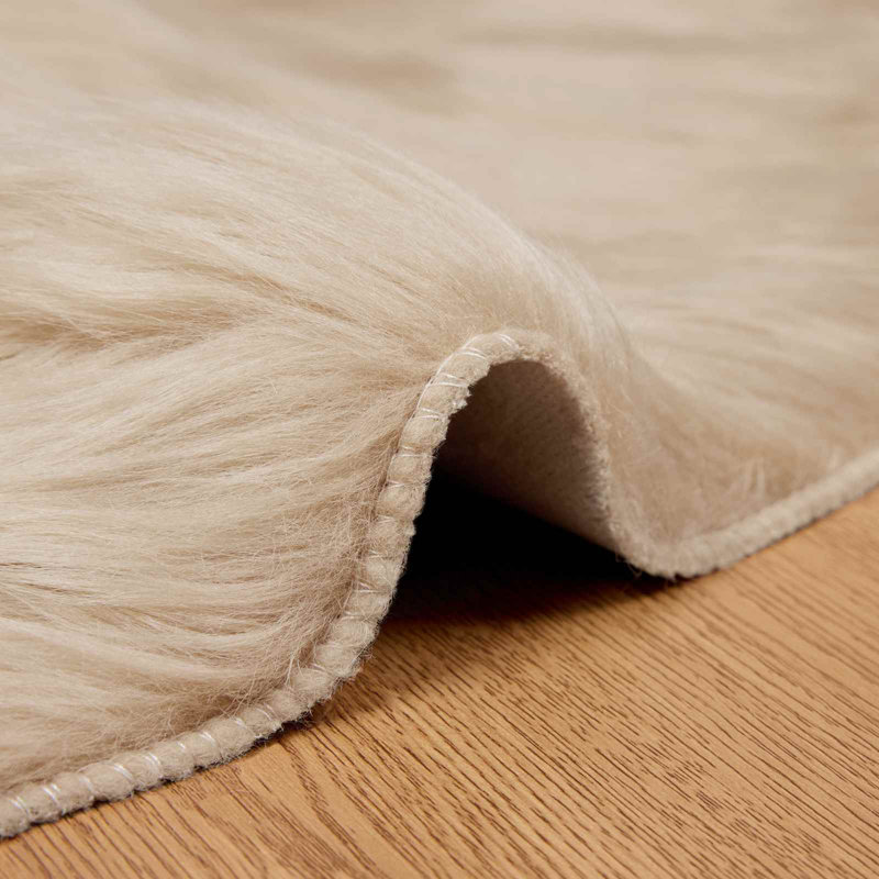 Solid Colour Standard Area Rug, Round 200 cm
