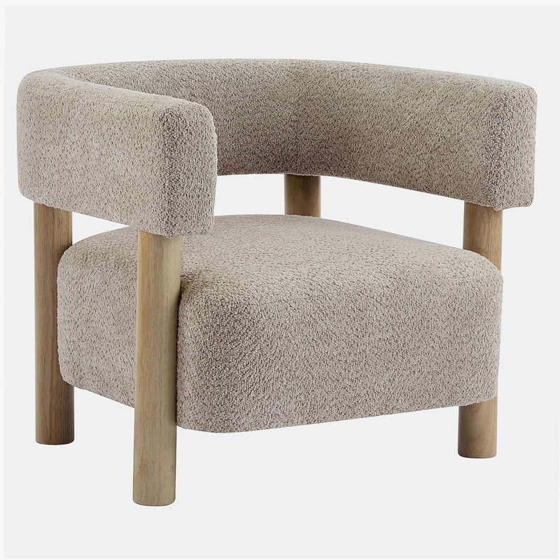 Fauteuil d'appoint rembourré Boucle