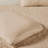 3 Piece Split Corner Bedspread In Khaki King - With Pleats, Soft Microfiber, Filled Bedding Microfiber Fabric, Filling, Long-Term Durability