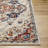 Rectangle Demiah Oriental Machine Woven Polyester/Polypropylene Area Rug in Rust-1118327890
