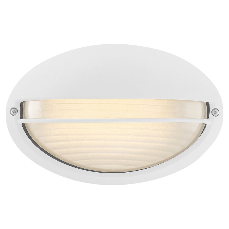 Clifton 1 - Bulb Outdoor Bulkhead Light, White