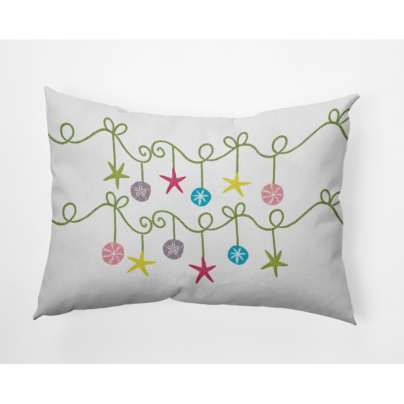Reversible Throw Pillow, 14" x 20", Rectangular