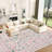 Washable Boho Floral Area Rug 8x10 ft -  Soft Low Pile Rug with Non-Slip Backing for Living Room, Bedroom-1582325576-1582325580