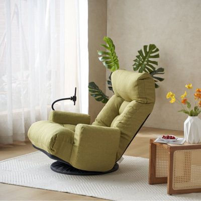 Adjustable Head Waist, Game Chair, Lounge Chair In The Living Room, 360 Degree Rotatable Sofa Chair,Rotatable Seat Leisure Chair Deck Chair