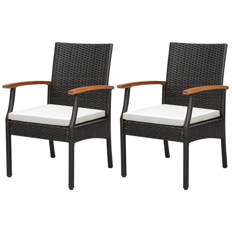 Mitchellville Patio Dining Armchair with Cushion