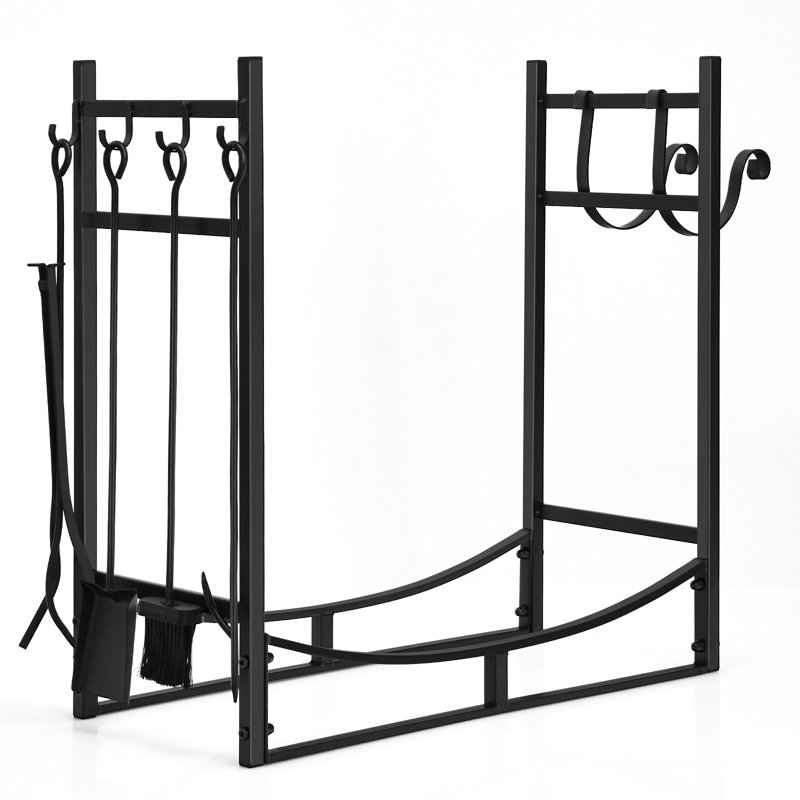Sheran 30'' W Metal Log Rack