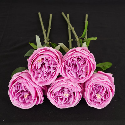 40 véritables fleurs 20,5 po