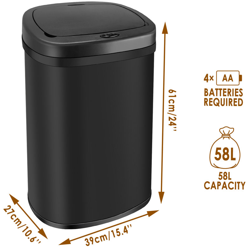 Stainless Steel Kitchen Trash Can
