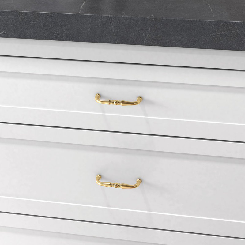 4964 Colonial Pull, Polished Brass
