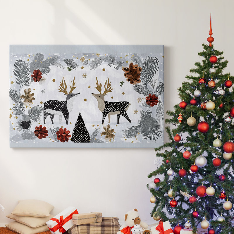 Christmas Holiday Arts - Toile tendue avec châssis