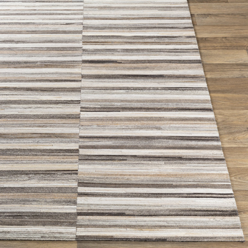 Leather Indoor Rug, Rectangle 2' x 3'