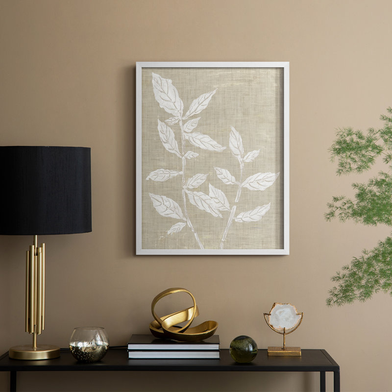 Autumn Romance I Framed Print - Solid Wood, 15" H x 12" W, White