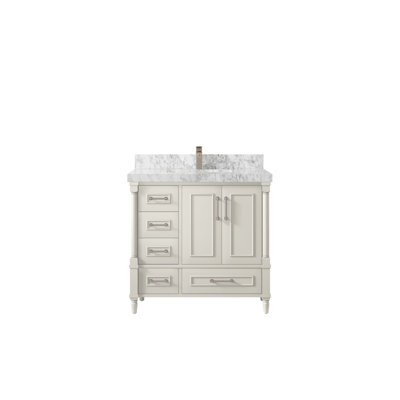 Meuble-lavabo simple 36 po avec plateau Aberdeen