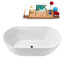 Baignoire autoportante 59 po avec plateau interne 59 po Streamline-101413183