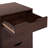 5 Drawer Chest File Cabinet, Wooden Storage Filing Cabinet with Wheels, Office File Cabinet, Office Alex Drawers for File storage-2010742213