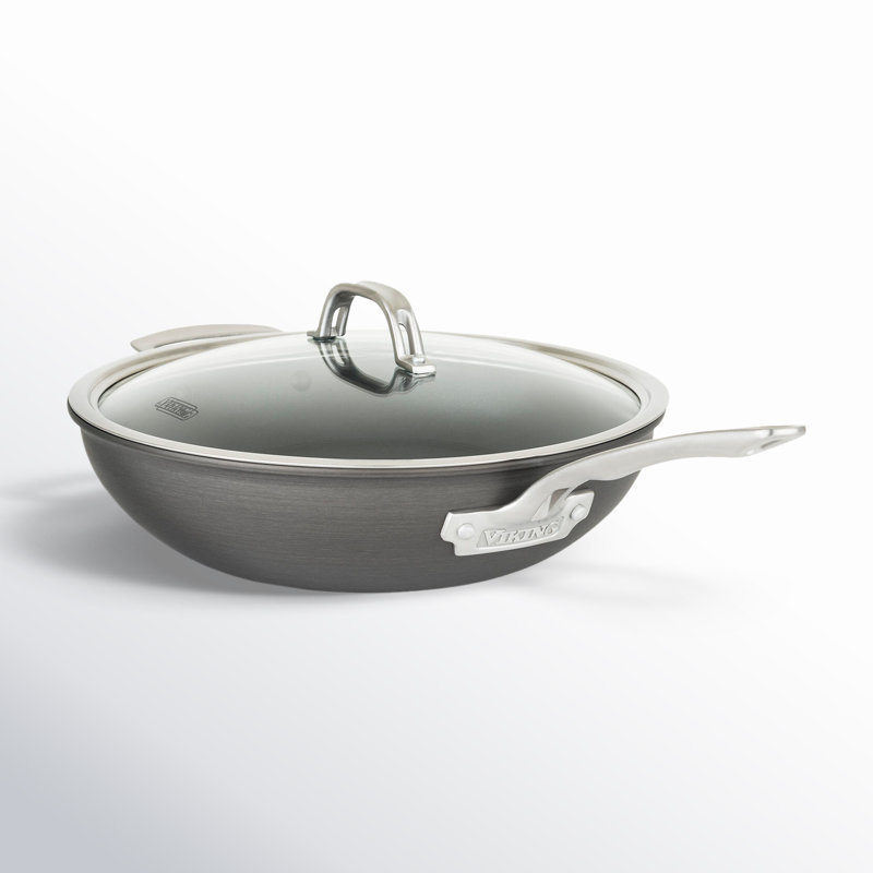 Viking Hard Anodized Nonstick 12" Saute Pan with Lid