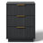 3-Drawer Low Storage Cabinet Set Of 2, Compact Modern Dresser For Bedroom, Living Room, Or Entryway-1106928717