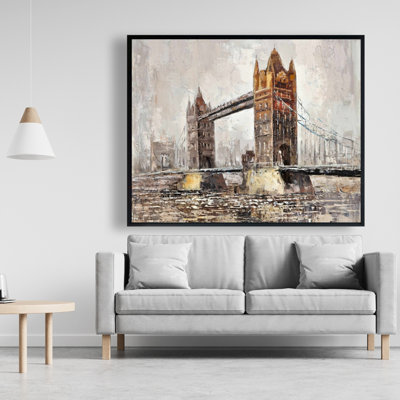 London Tower Bridge Print On Canvas