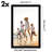 Aletriz Gallery Picture Frame - Engineered Wood Molding with Glass Front (2 Pack)-1206071001