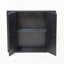 Armoire de salle de bain murale polyvalente avec miroir et tablette ouverte pour le rangement-1367452003