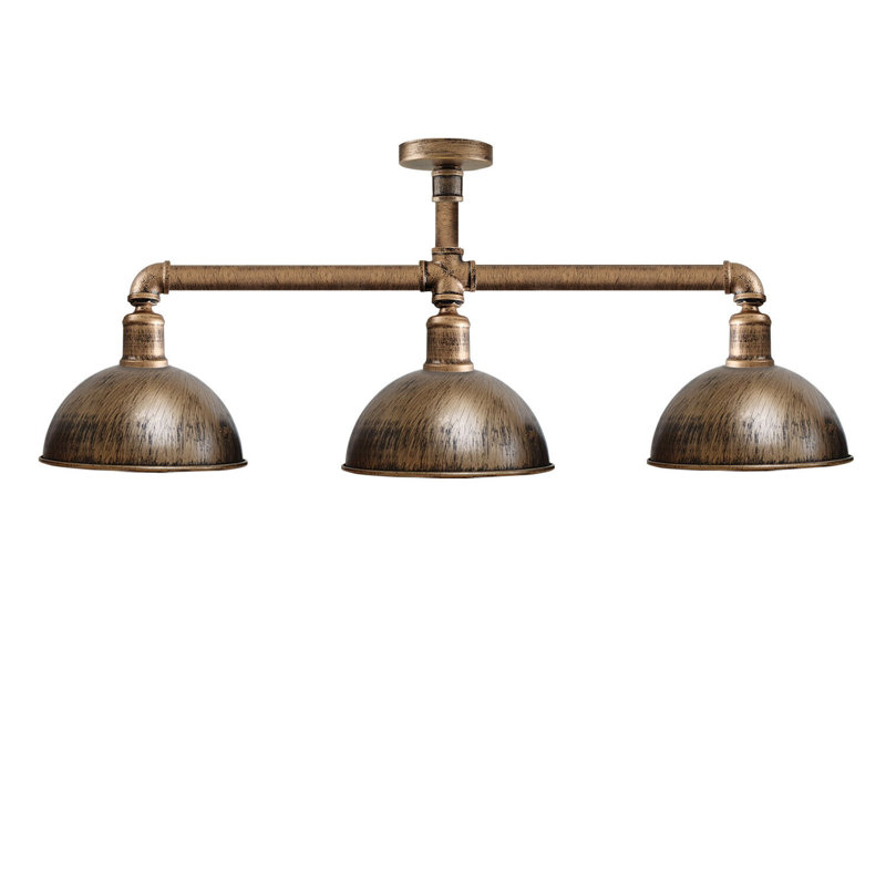 Cassander 3 - Light Pendant, Brushed Copper