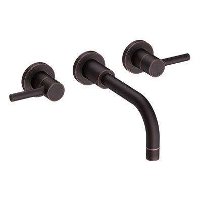 East Linear Wall Mount Bathroom Faucet