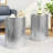 METAL SIDE TABLE-SILVER