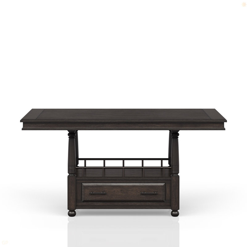Deep Coffee Counter Height Dining Table