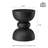 17.5"H Multi-Functional MGO Faux Terrazzo Garden Stool