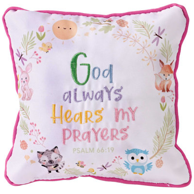 Coussin de prière «God God Hears My»