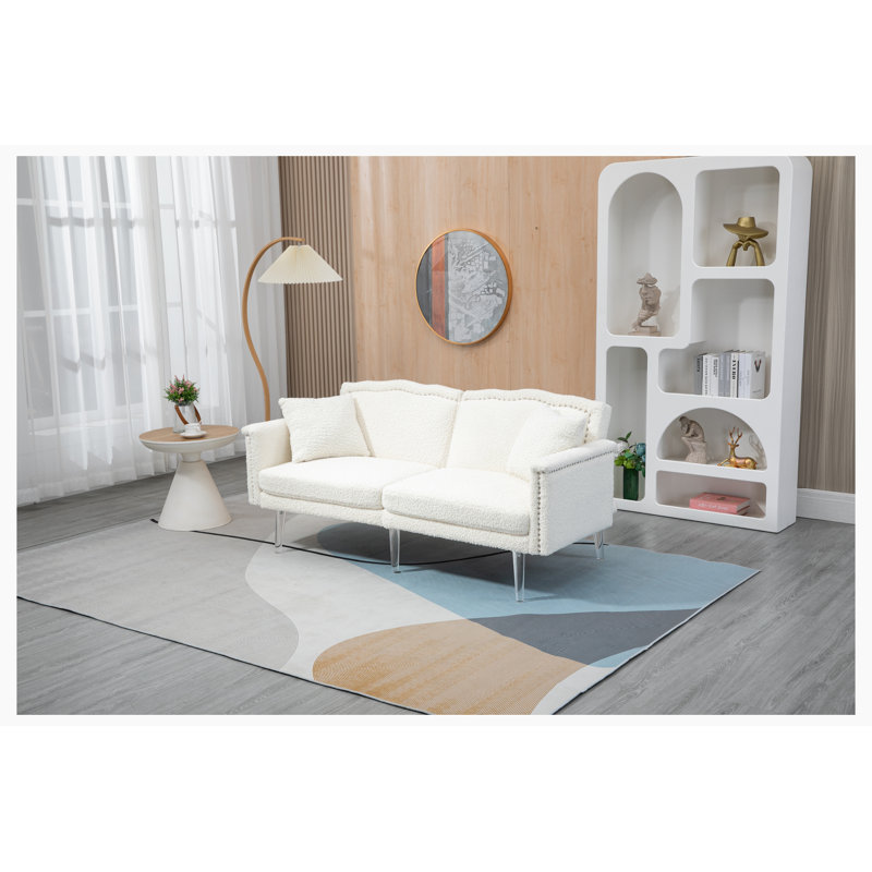 Canapé Syrma, Velvet White