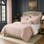 Ensemble de housse de couette en coton rose français Elsie 6 pièces-115684697