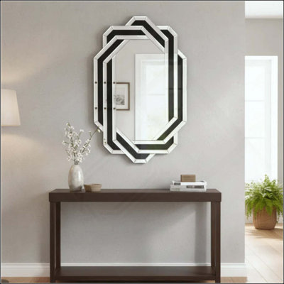 Miroir décoratif pour mur de salle de bain