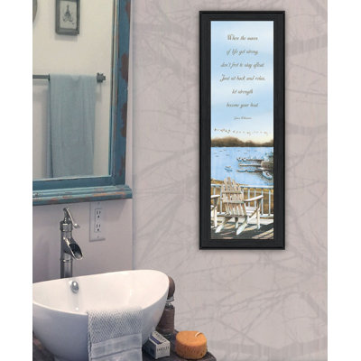 Strength Framed Wall Art for Living Room, Home Wall Décor by John Rossini