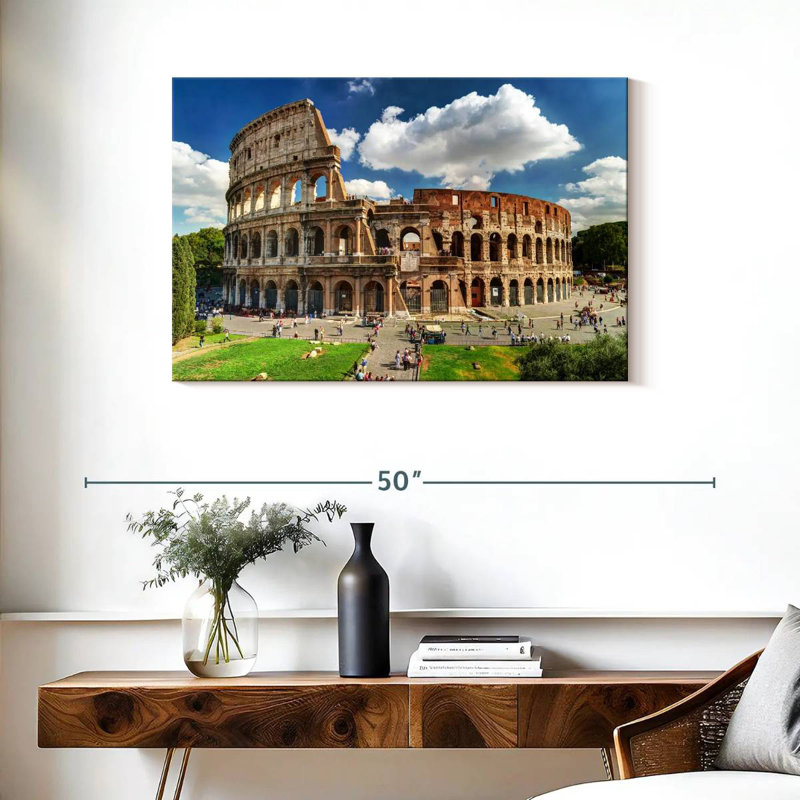 Ravi Colosseum à Rome, H 24 po x l 36 po