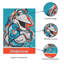 Drapeau de jardin en polyester 18 x 13 po Miami Dolphins